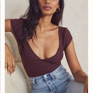 Duo Corset Cami - bitter chocolate